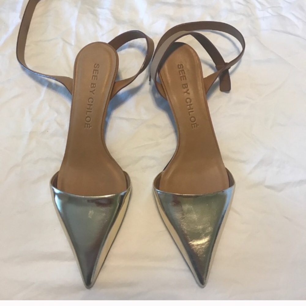 See by Chloe pointed heels